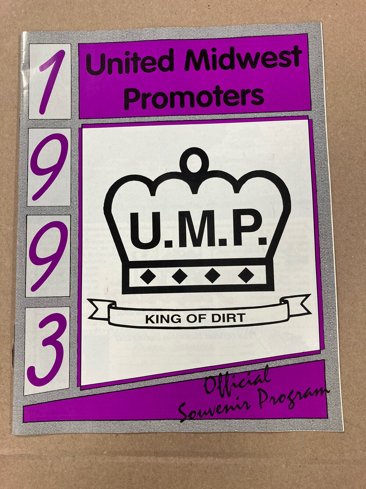 1993 Ump United Midwest Promoters Racing Program Late Model - Modified