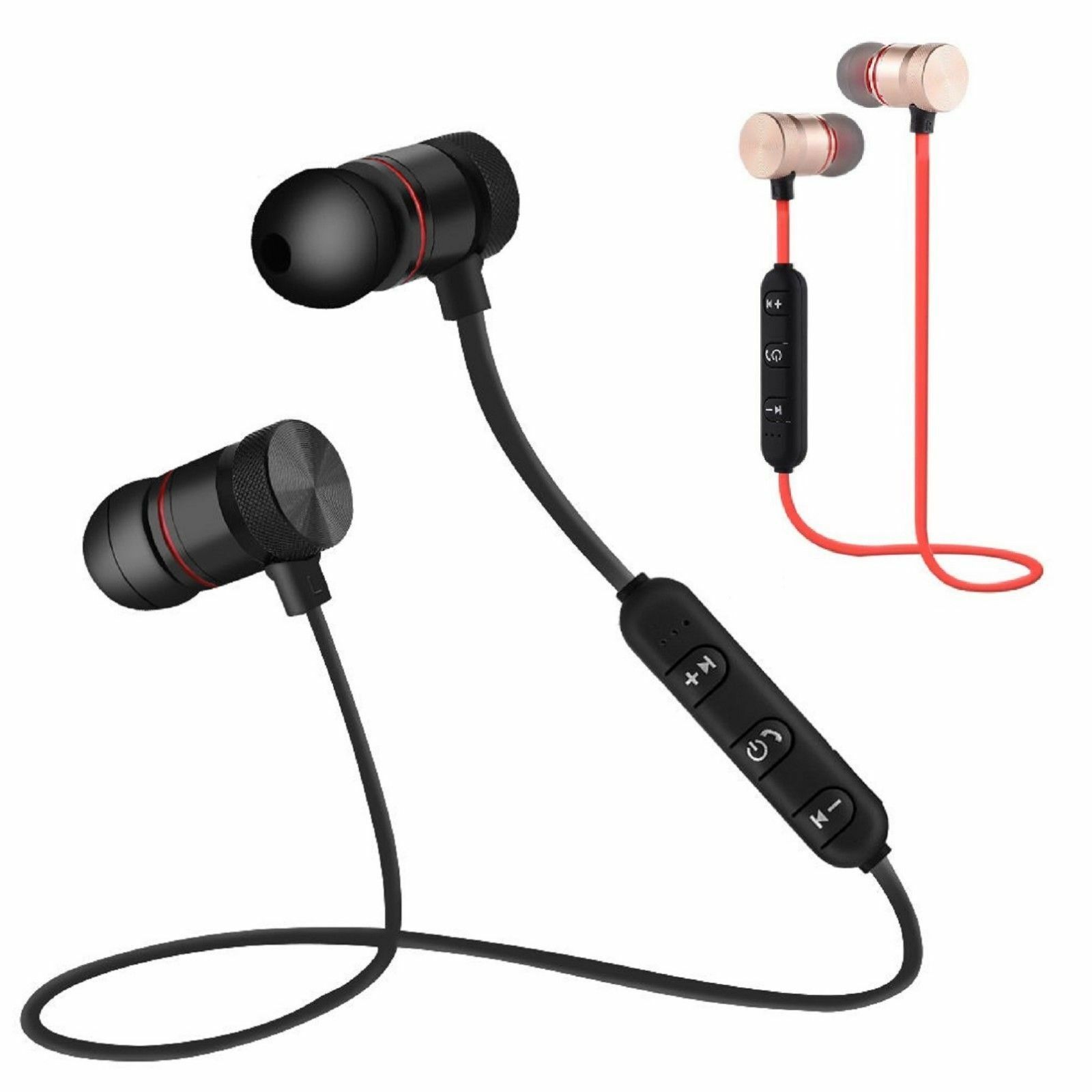 Bluetooth Headset Wireless Sport Stereo Headphones Earphone Earbuds With Mic Usa