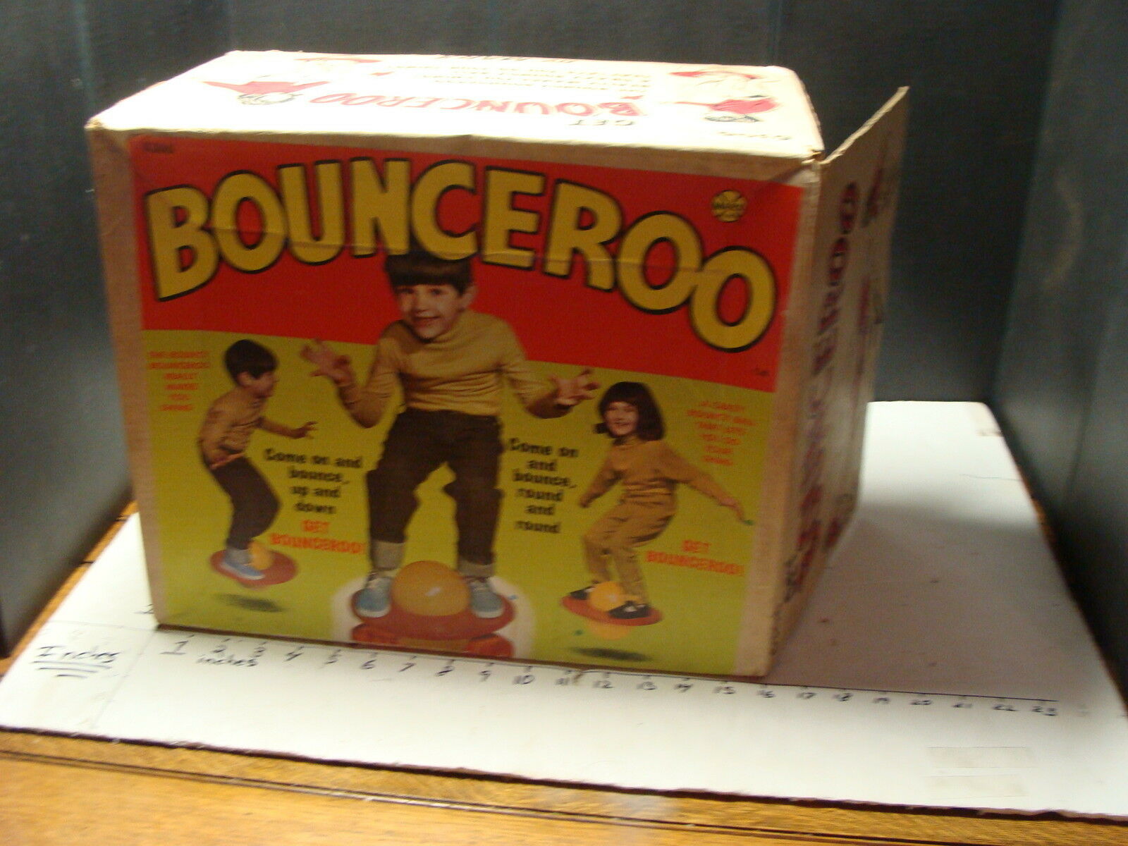 1970 Impossible To Find Bounceroo Mib Marx Rare Outdoor Toy
