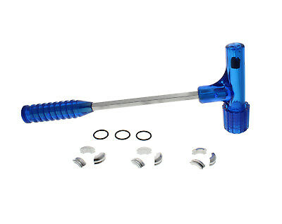 Impact Bullet Puller Hammer Tool With 3 Expandable Collets For .17 To 50 Cal